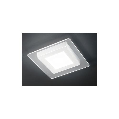 Perenz Plafoniera BEND Bianco opaco trasparente (35x5,7x35cm) 10S46964 B CT 1 luce - LED - Max 30W