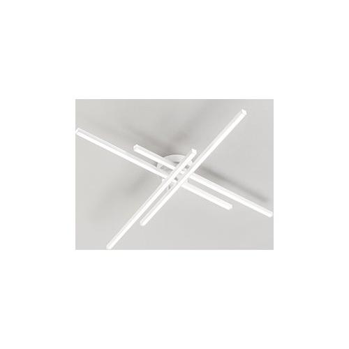 Perenz Plafoniera SYNCRO Bianco opaco (70x10x90cm) 10S48048 B CT 1 luce - LED - Max 58W
