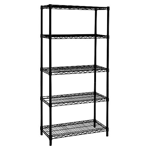 Yes Everyday LUX Scaffale arredo Nero opaco (75x160hcm) Mobile KIT