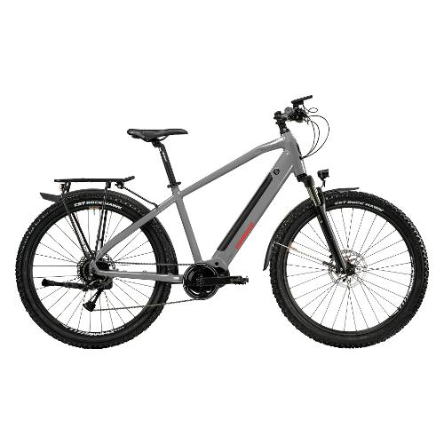 Cicli Lombardo Mountain Bike 29" ( 36V - 13,4Ah 500Wh ) EVOLUTION E BIKES SELINUNTE URBAN Grigio RM7000 e Rosso opaco MH2902