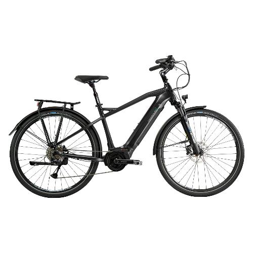 Cicli Lombardo Bici Trekking elettrica 28" ( 36V; 13,4Ah 500Wh ) ROMA 9.0 MAN Grigio scuro opaco ET2806 (taglia 48 )