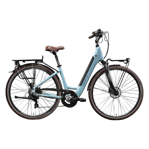 Cicli Lombardo City Bike 28" ( 36V - 504Wh ) EVOLUTION E BIKES TRASTEVERE Azzurro opaco MC2802