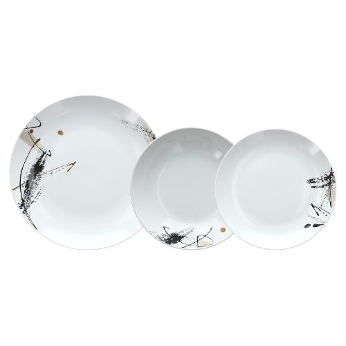 Tognana Servizio piatti Porcellana 18 pz POIVRE Bianco MC070185716