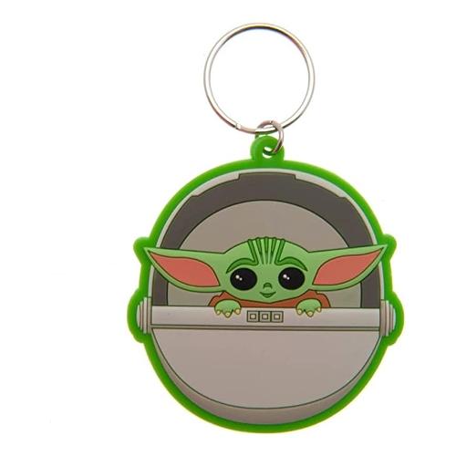 Pyramid International Porta chiavi The Mandalorian Grogu STAR WARS Verde e Grigio RK39061C