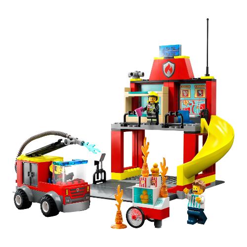 LEGO Caserma Dei Pompieri e Autopompa ( 153 pz ) CITY FIRE 4a+ 60375