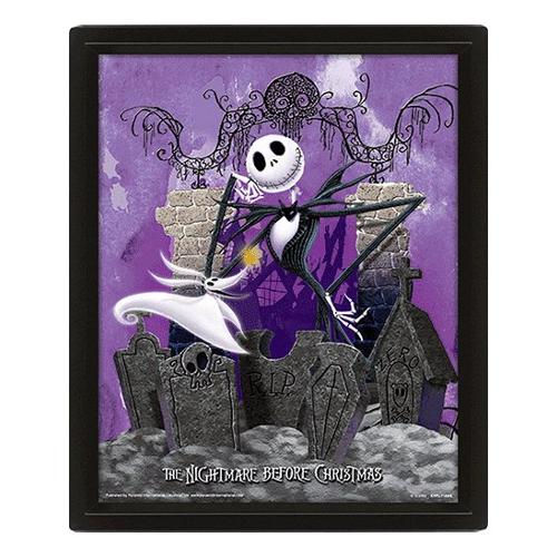 Pyramid International Poster 3D NIGHTMARE BEFORE CHRISTMAS Graveyard EPPL71268