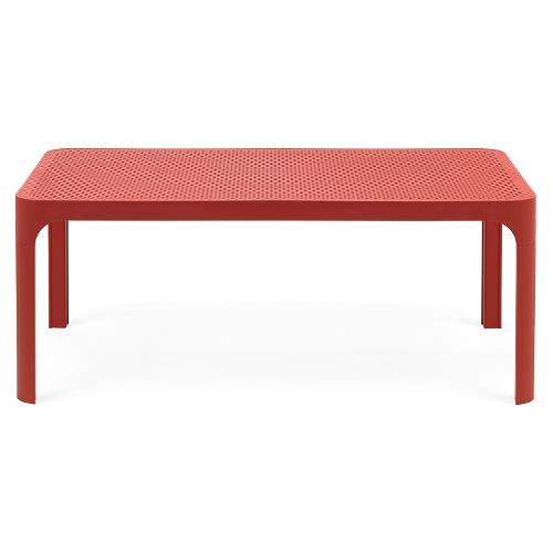 Nardi Tavolino da esterno polipropilene NET Table 100 Corallo (100x60x40cm) 40064 75 000