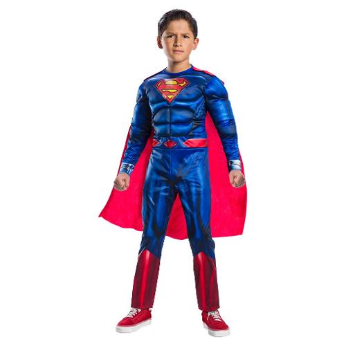 Rubie'S Spain Costume carnevale DC COMICS SUPERMAN Black Line De Luxe taglia 8-10 anni 702263 L