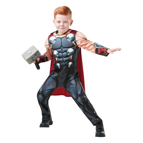 Rubie'S Spain Costume carnevale MARVEL AVENGERS Thor De Luxe taglia 5-7 anni 640836 M