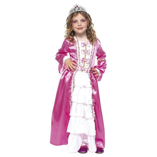 Costume carnevale Principessa Rosa taglia 5-7 anni S8034 M