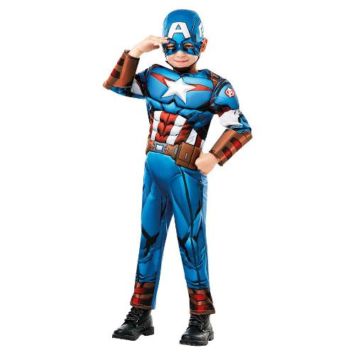 Costume carnevale MARVEL AVENGERS Capitan America taglia 5-7 anni 640833 M