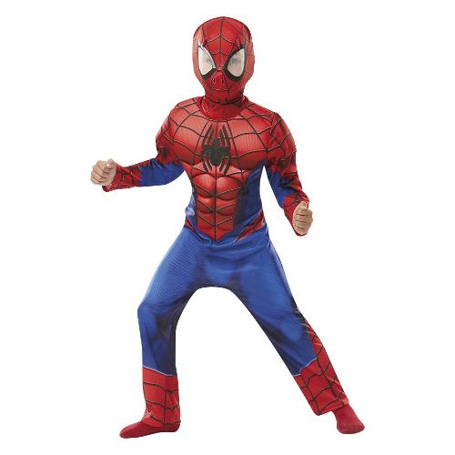 Rubie'S Spain Costume carnevale MARVEL SPIDERMAN De Luxe taglia 3-4 anni 640841 S