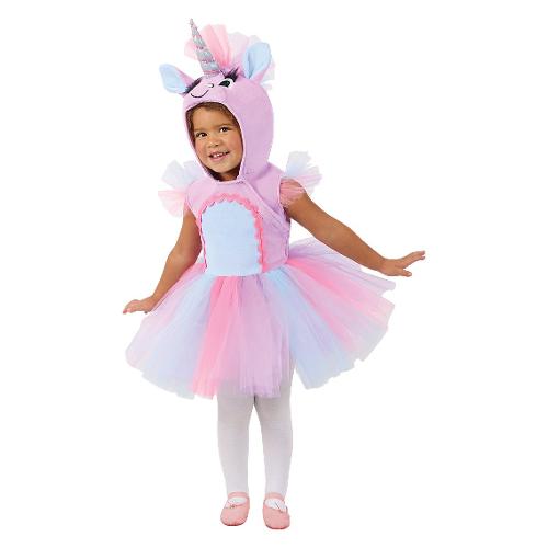 Costume Donna Unicorno Colorato Arcobaleno Travestimento Carnevale