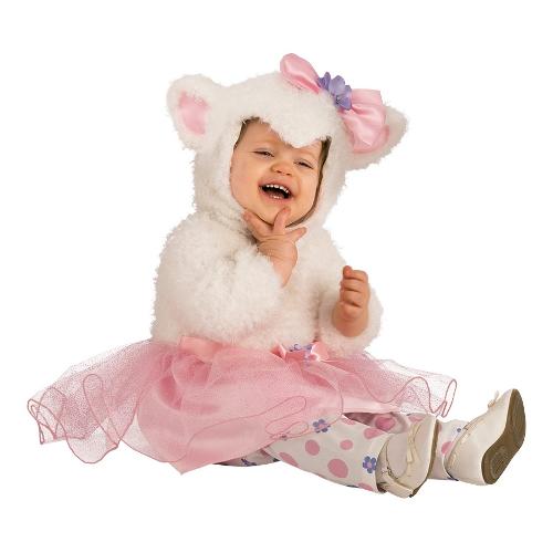 COSTUME CARNEVALE APE BAMBINA 5/6 ANNI VESTITO COMPLETO DI