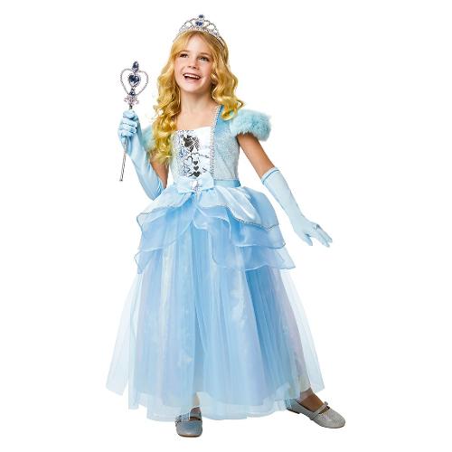 Rubie'S Spain Costume carnevale Principessa Blu taglia 3-4 anni 301629 S