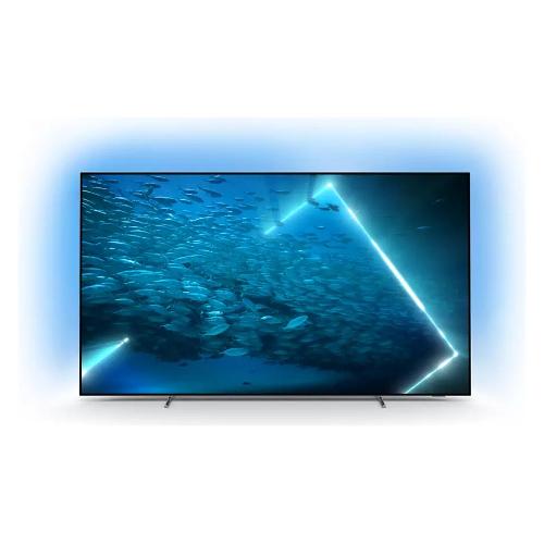 Philips Tv 48" ( OLED ) Android TV AMBILIGHT Smart Tv Uhd Oled Metallo cromato scuro 48OLED707 12