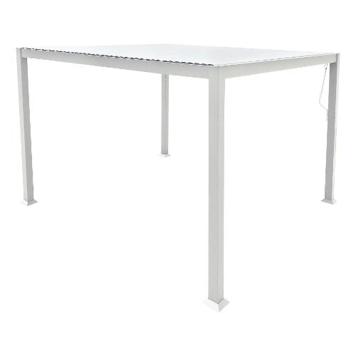 Amicasa Pergola alluminio CAPRI Bianco (3x3mt) LY G 011