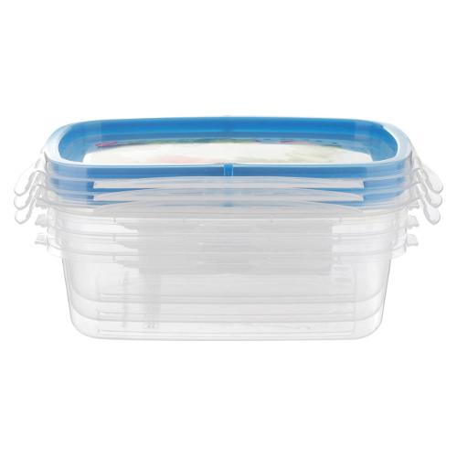 Snips Set contenitori alimenti 3 pz (600ml) SNIPSLOCK Trasparente e Blu 000869