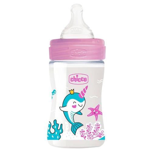Chicco Biberon 0-3m (150ml) BENESSERE Rosa 28611 10