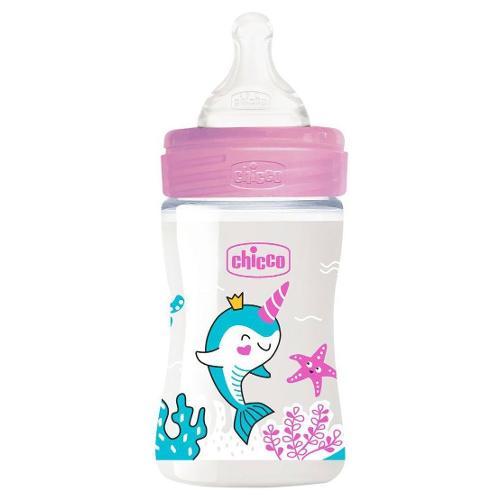 Chicco Biberon Benessere Silicone Natale 150ml