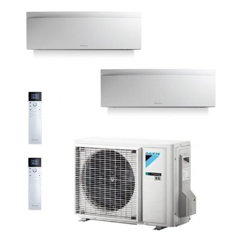 Daikin Condizionatore fisso dual 2,5 + 3,5 Kw EMURA Ftxj Aw White FTXJ-25AW, FTXJ-35AW 2MXM50A