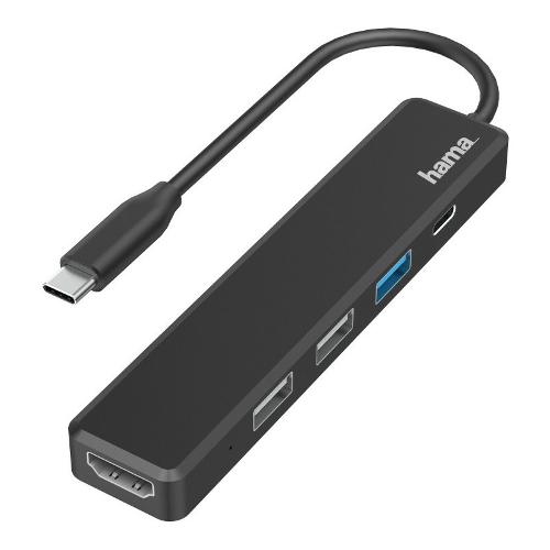 Hama HUB 2 in 1 Usb Type C con Hdmi Black 00200117