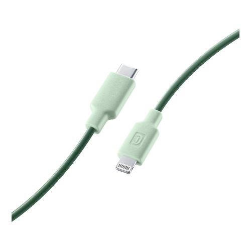 Cellular Line Cavo Lightning STYLECOLOR Certificato Apple Mfi Verde 1m USBDATAC2LMFISMARG