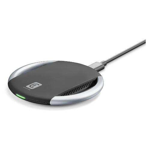 Cellular Line Caricabatterie ARENA Black e Silver 15W WIRELESSPAD15WTYCK