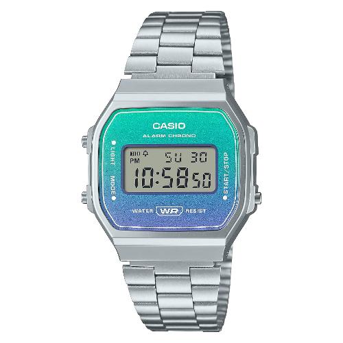 Casio Orologio VINTAGE Iconic Blue e Green A168WER 2AEF