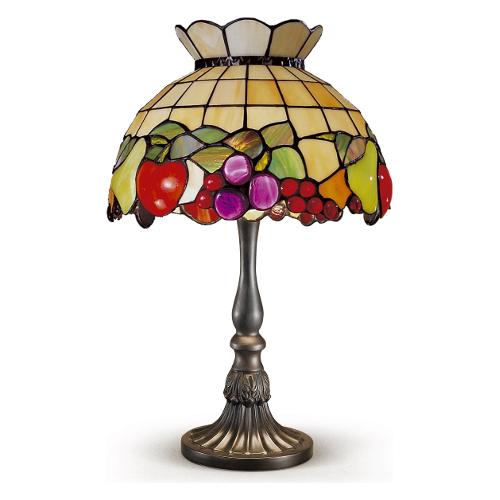 Perenz Lampada tavolo TIFFANY Fruit (30cm) B612+T924 1 luce - E27 - Max 60W