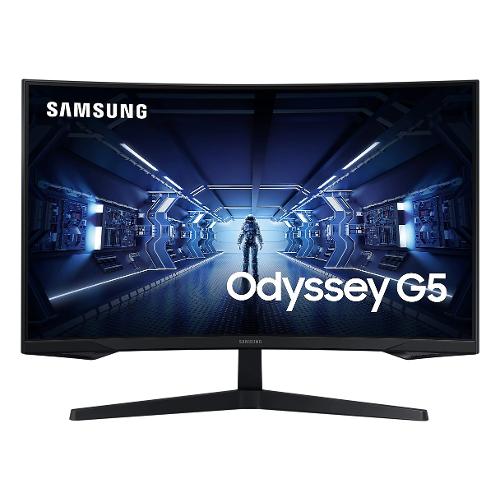 Samsung Monitor 32" ( LED 2K 1440p ) ODYSSEY G5 G55T Wqhd Curved Black LC32G55TQBUXEN