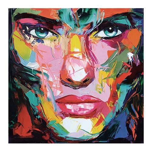 Star Facce Stampa su tela Assortito (40x40cm) 73994