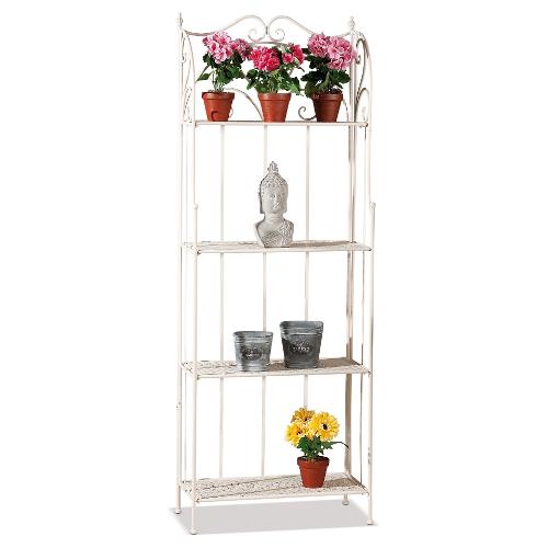 Star Porta piante scaffale 4 ripiani (58x28x162 cm) 46764