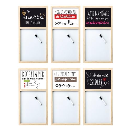 AD Trend Lavagnetta magnetica cancellabile Assortito (31x60 cm) 74405