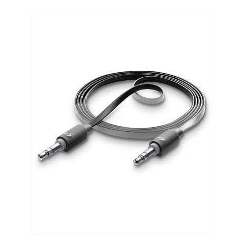 Cellular Line Cavo Jack 3.5 Aux Music Black AUXMUSICK 1m