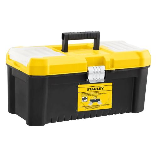 Cassetta per attrezzi ESSENTIAL Con Organizer Nero e Giallo 41 x