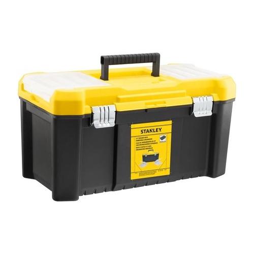 Cassetta per attrezzi ESSENTIAL Con Organizer Nero e Giallo 48 x 25 x 25 cm  STST75787 1