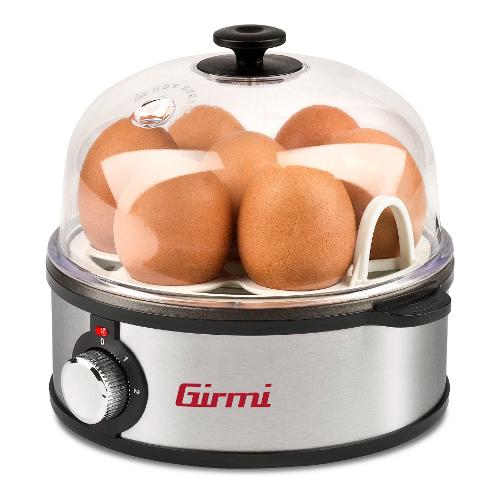 Girmi Cuoci 7 uova Egg Cooker Black e Inox CU2500 360W