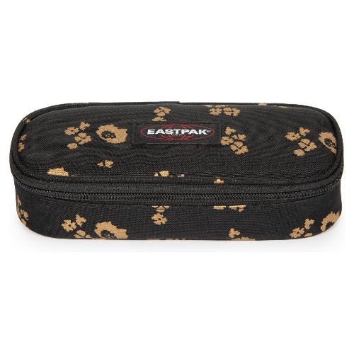 Eastpak Astuccio con portapenne (22x9x5cm) OVAL Flower shine black EK000717W81