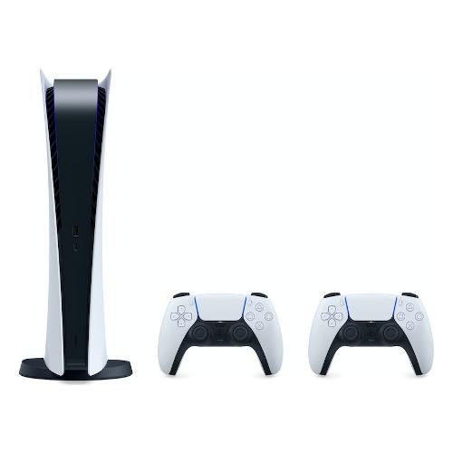 Sony Interactive Console videogioco PLAYSTATION 5 Digital Edition Bundle 2 Controller Wireless Dualsense White 1000036486