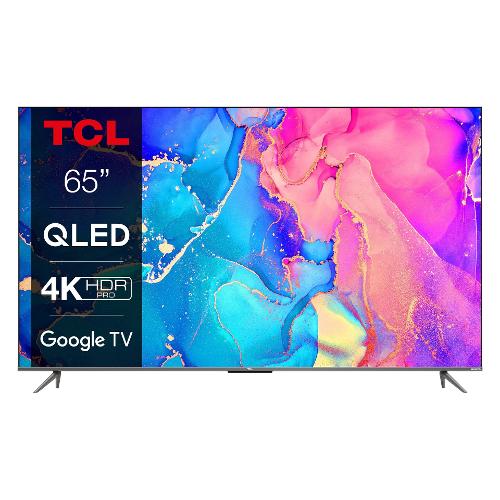 Tcl Tv 65" ( QLED ) Google TV C63 SERIES Smat Tv Uhd Black 65C635