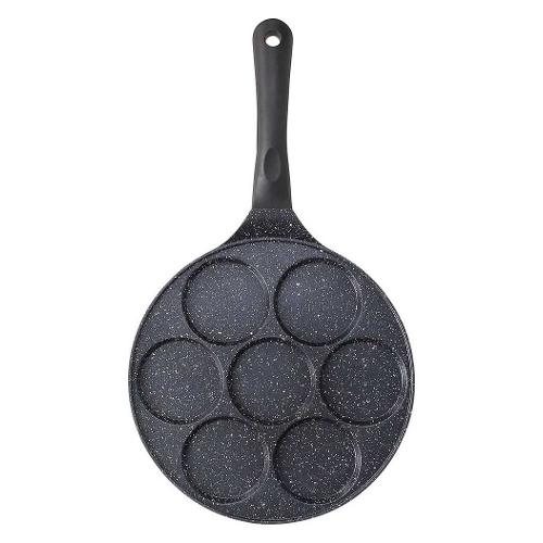 Tognana Padella pancake 7 posti (26cm) Alluminio antiaderente PREMIUM BLACK Nero W5758JHPRBL