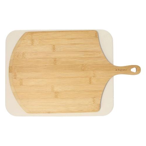 Tognana Pala pizza con piastra refrattaria (28x46cm) PREMIUM BLACK Naturale W598903PRBL