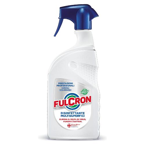 Disinfettante spray FULCRON Multisuperfici Haccp flacone vapo 750 ml 2095