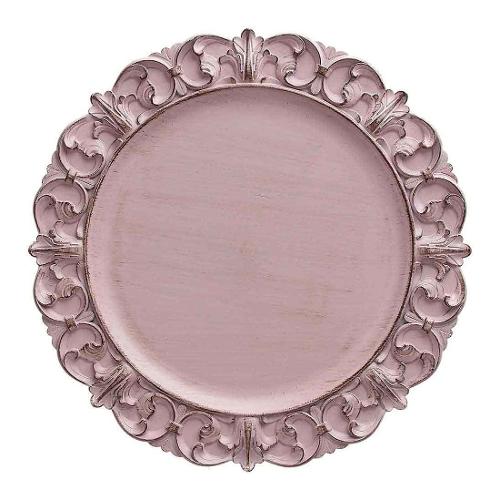 Andrea Fontebasso Sottopiatto Plastica (35cm) Lirico SERVING Rosa SV9223B5797