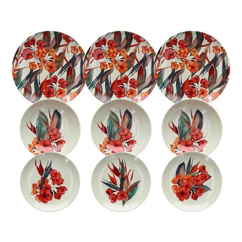 Andrea Fontebasso Servizio piatti Porcellana 18 pz Sterlizia MOON Multicolor MN070185799