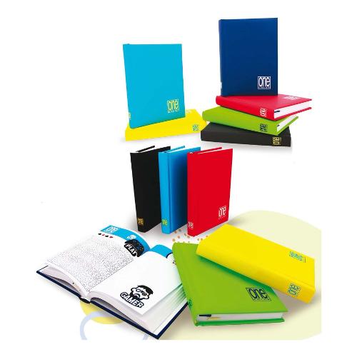 Diario scolastico Standard ONE COLOR Boy Assortito 12m Set-Ago