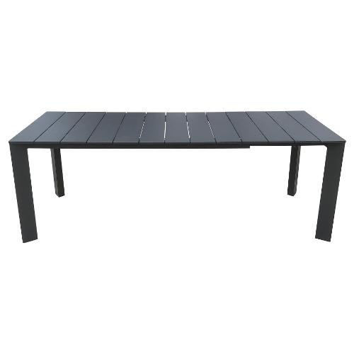 Amicasa Tavolo da esterno alluminio ORLANDO Allungabile Antracite (165-215x85cm)