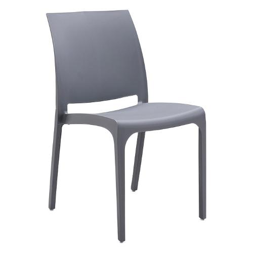 Bica Sedia da esterno polipropilene VOLGA Light grey 300 9