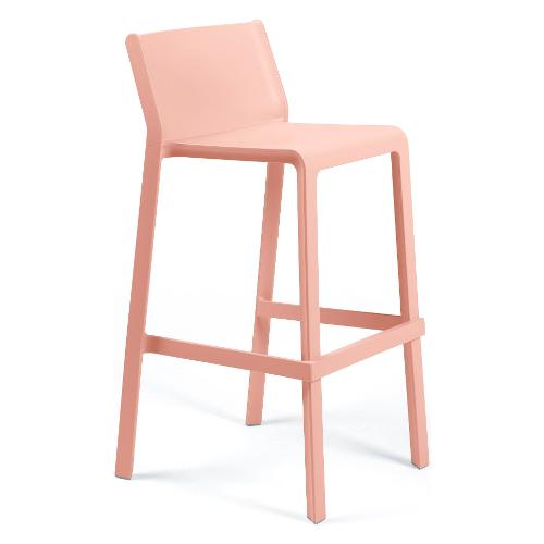 Nardi Sgabello polipropilene TRILL Stool Rosa bouquet 40350 08 000